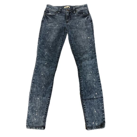 CAbi bleach splatter denim 5-pocket jeans Sz.2 - Picture 1 of 7